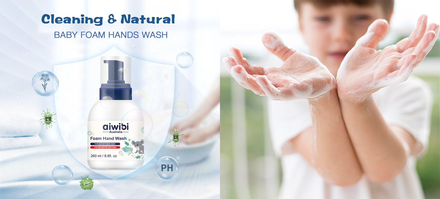 Lavado de manos saludable y refrescante antibacteriano Bubble Baby.