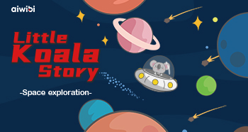 la exploración espacial del pequeño koala