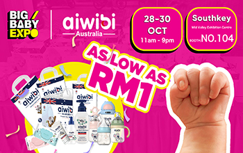 AIWIBI Will Participate in「BIG Baby Expo」 at Southkey Mid Valley Johor Bahru
